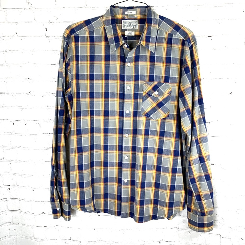 🚫SOLD! |•LUCKY☘️BRAND•| Slim Fit Button Down Shirt - Picture 2 of 14